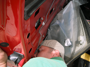 door punched repair